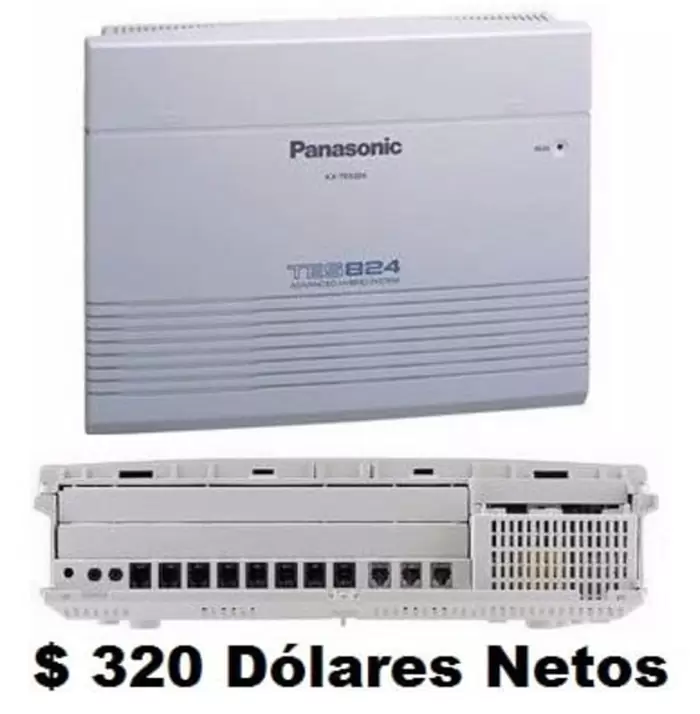 $350.00 Venta en Linea de Centrales Panasonic KX-TES824